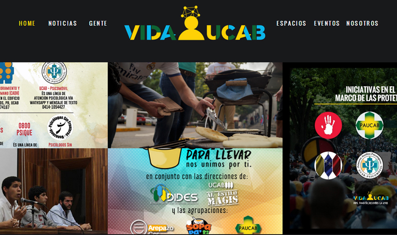 Nace Vida UCAB: el sitio web hecho por y para estudiantes