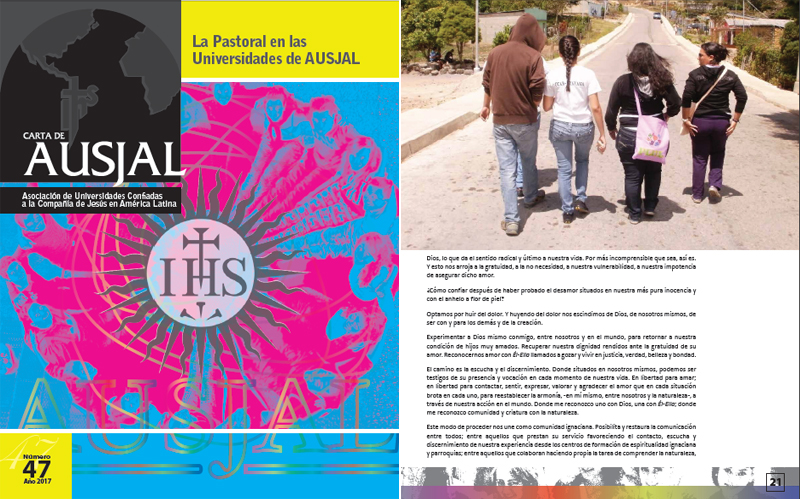 La AUSJAL dedica su nueva publicación a la labor pastoral universitaria