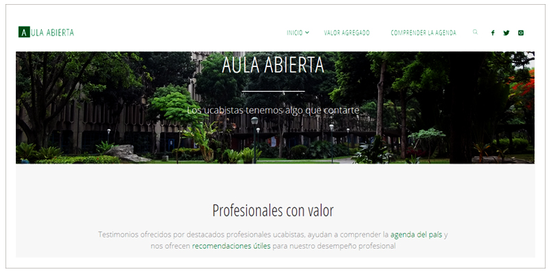 Los egresados ucabistas tienen mucho que contar en «Aula Abierta»