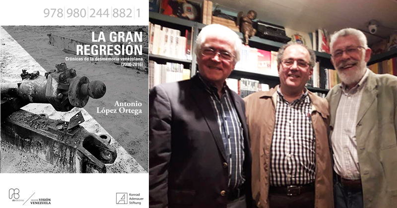 Abediciones presentó “La gran regresión” de Antonio López Ortega