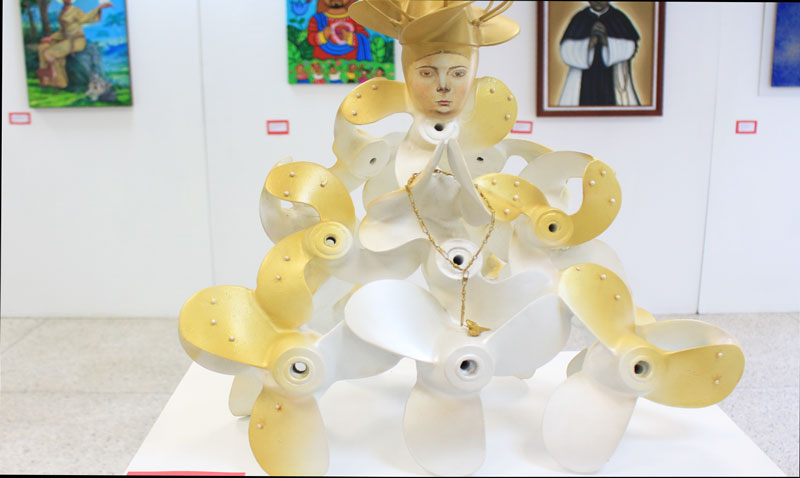 Arte y devoción se instalan en la UCAB (Fotogalería)