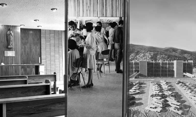 #TBTUCAB: Sitios emblemáticos del campus en los años 60