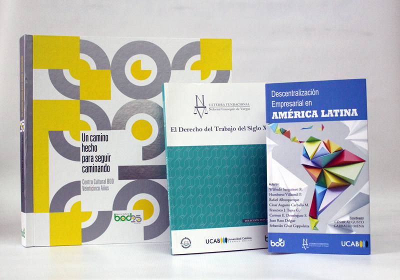 El Fondo Editorial BOD presentará tres títulos en la FLOC UCAB 2018