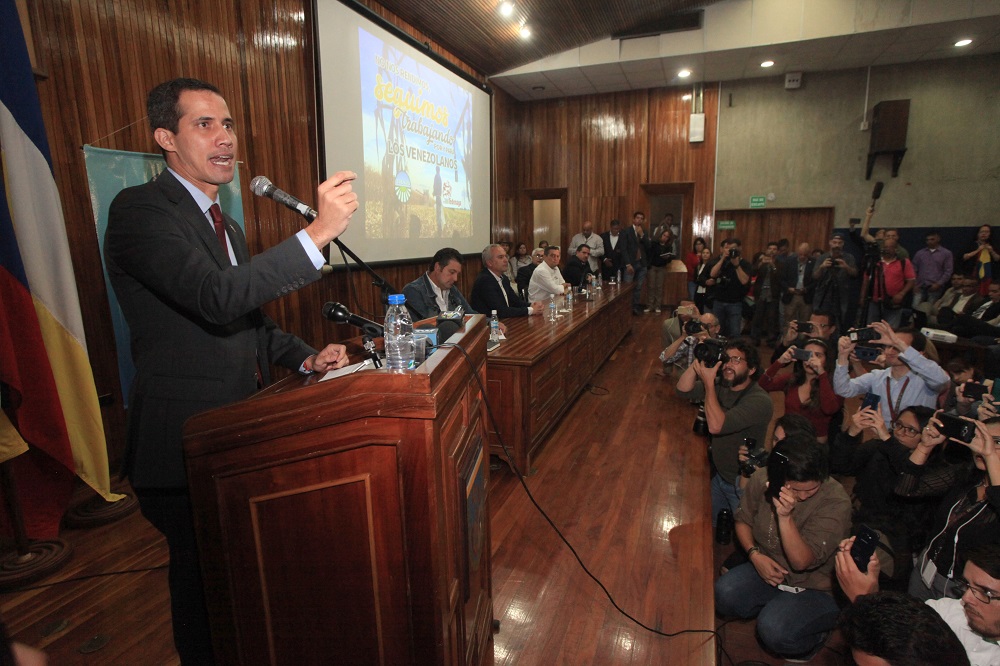 Juan Guaidó se reunió en la UCAB con el sector agropecuario