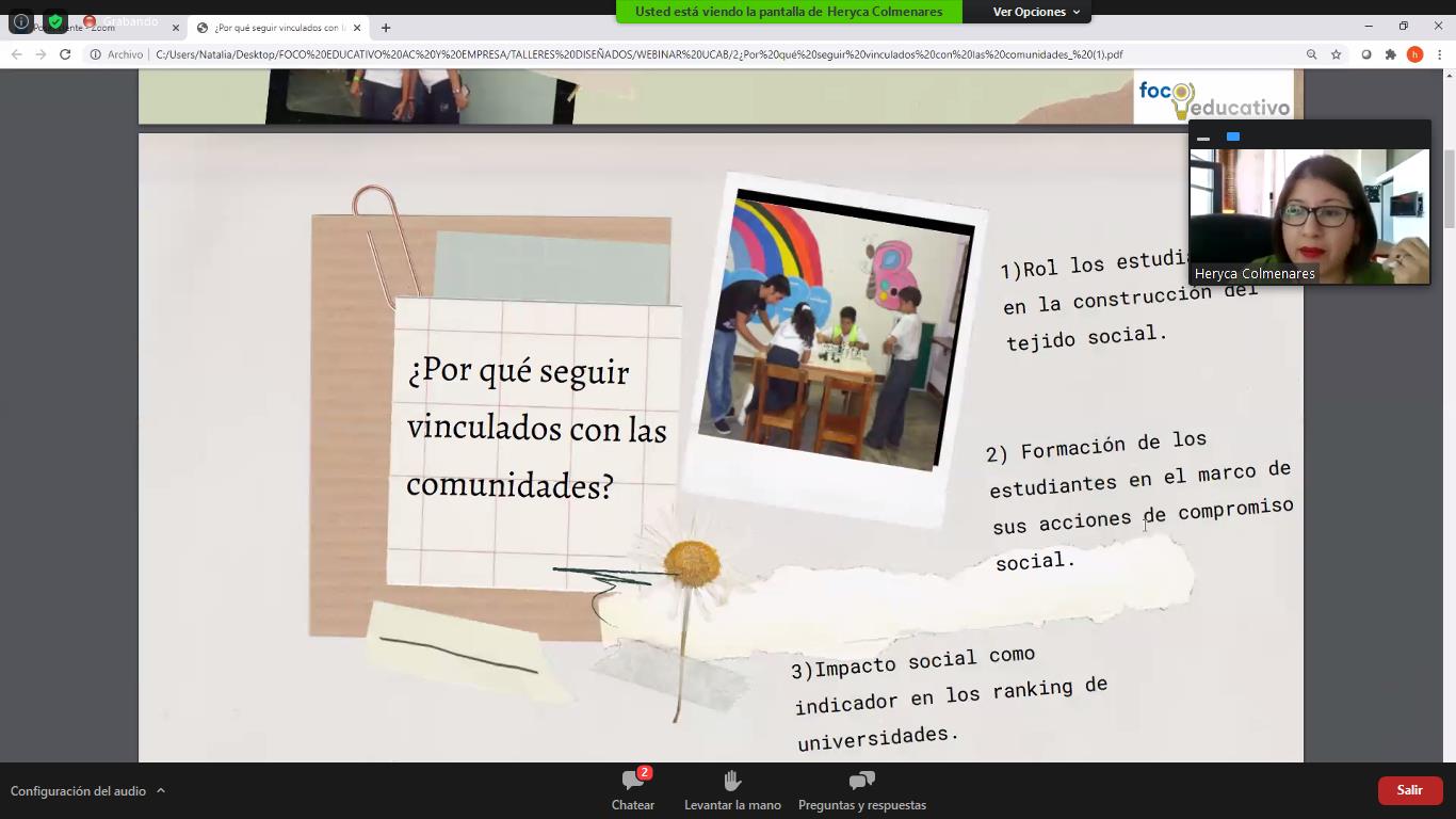Voluntariado ucabista amplió a 600 beneficiarios su incidencia comunitaria con intervención a distancia