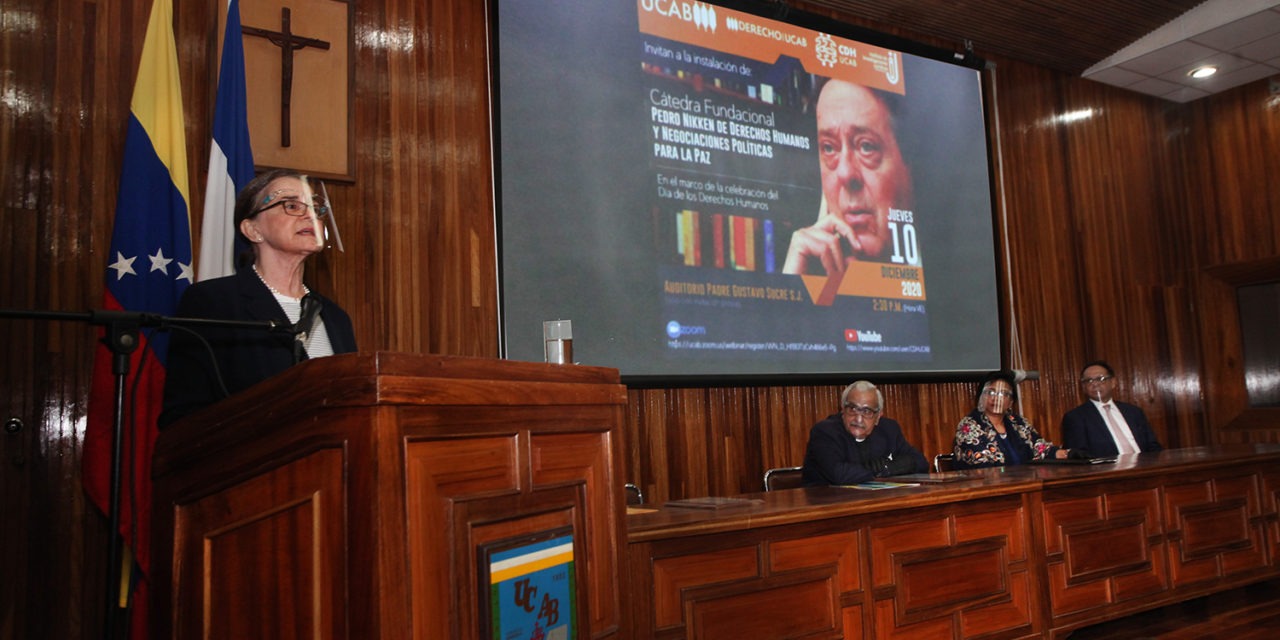 Por el legado de un hombre de paz: UCAB instaló cátedra en honor a Pedro Nikken