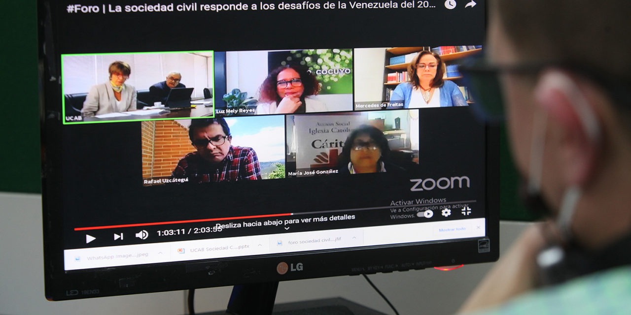 “LA SOCIEDAD CIVIL DEBE SEGUIR CONSTRUYENDO UN TEJIDO ORGANIZADO PARA RECUPERAR LA DEMOCRACIA”