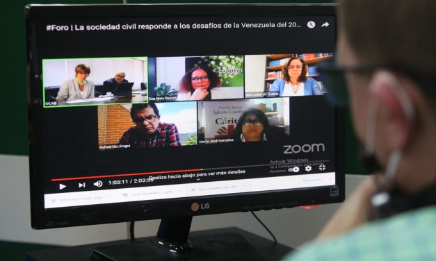 “LA SOCIEDAD CIVIL DEBE SEGUIR CONSTRUYENDO UN TEJIDO ORGANIZADO PARA RECUPERAR LA DEMOCRACIA”