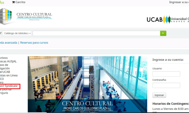 La Biblioteca UCAB pone a disposición nuevos recursos de investigación de gran relevancia