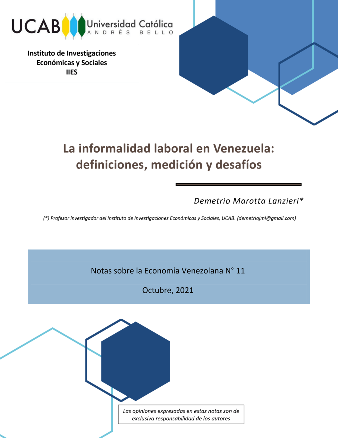 EN 84,5% SE UBICA LA INFORMALIDAD LABORAL EN VENEZUELA, SOSTIENE ...