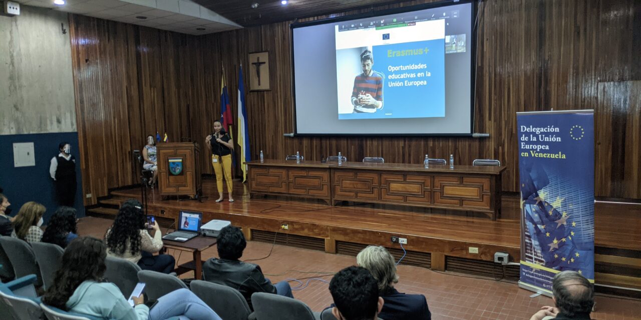 UCABISTAS CONOCIERON EL PROGRAMA ERASMUS+ DE LA UNIÓN EUROPEA
