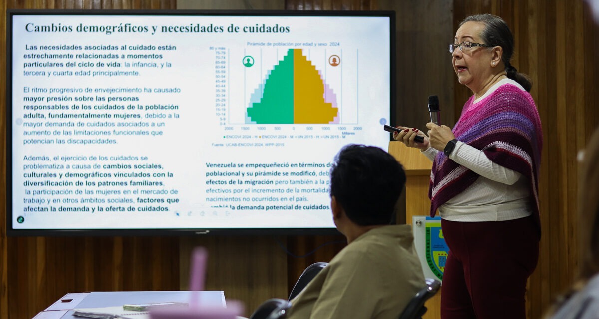 Envejecimiento acelerado de la población venezolana demanda políticas públicas sobre el cuidado