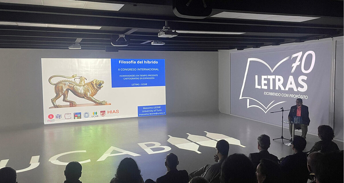 Semiólogo Massimo Leone desde la UCAB: «La especie humana podría redefinirse como la especie hibridadora»