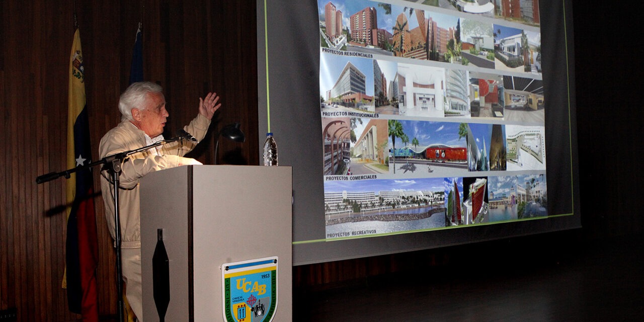 «No se dejen embelesar por la inteligencia artificial»: Oscar Capiello dictó 8va lección inaugural de Arquitectura UCAB