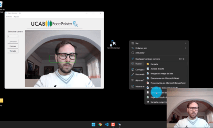 Un gesto, un comando: así funciona el software «UCAB FacePointer», desarrollado por egresados de Ingeniería Informática