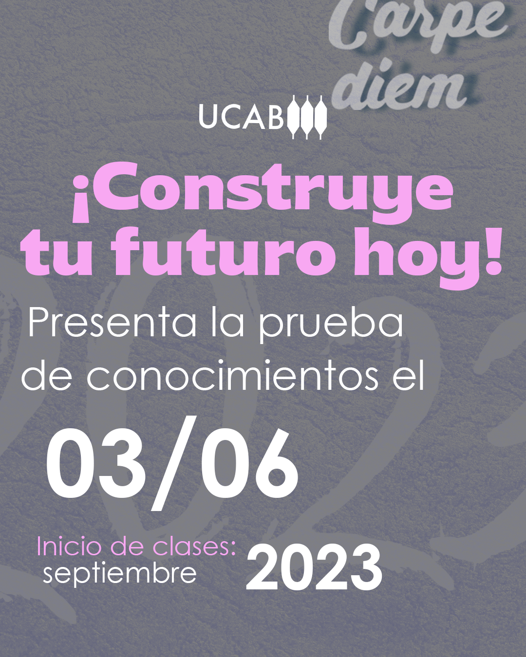 Abiertas Las Preinscripciones De Pregrado Para El Semestre Septiembre Enero