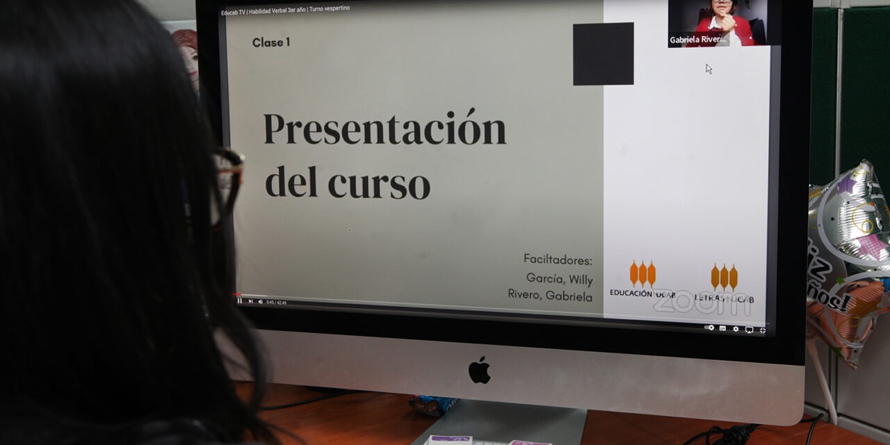Escuelas de Educación y Letras de la UCAB se unieron para fortalecer competencias en habilidad verbal de adolescentes venezolanos