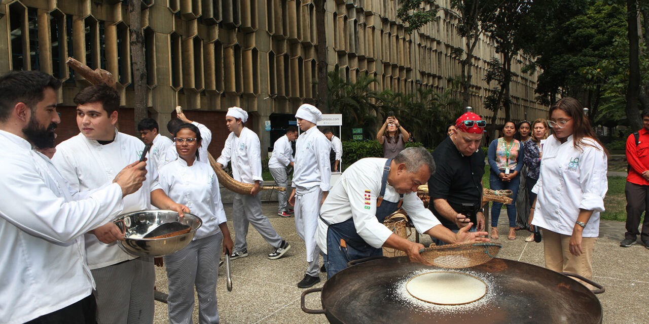 Ucabistas hicieron casabe tradicional junto al chef Nelson Méndez y LAGA