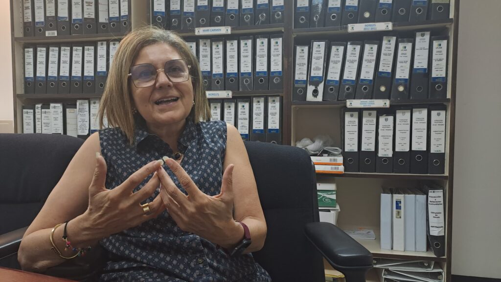 Directora de Promoción de Extensión Social, Mercedes Morales