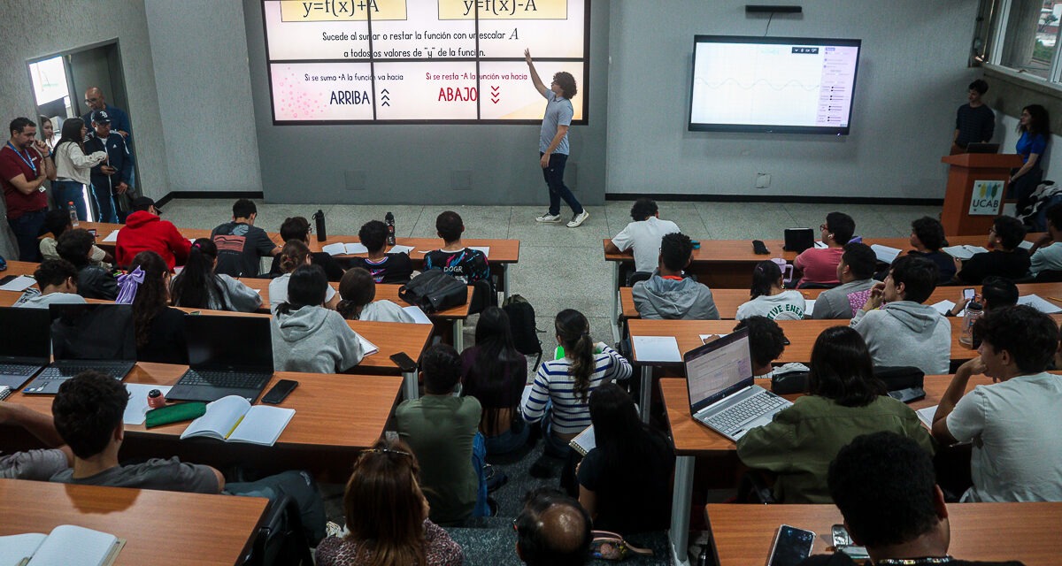 Círculo Integral de Entretenimiento Matemático UCAB: una forma más amigable de entender la matemática