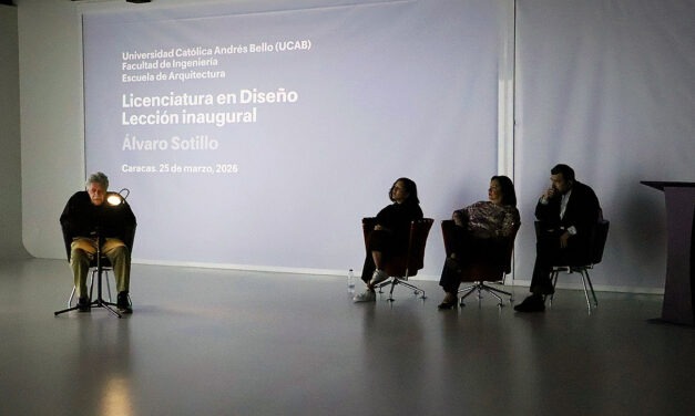 Álvaro Sotillo dictó la primera clase de la nueva licenciatura en Diseño