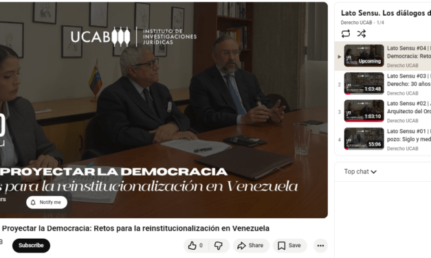 «Lato sensu»: el pódcast del IIJ UCAB que plantea diálogos más allá de lo jurídico